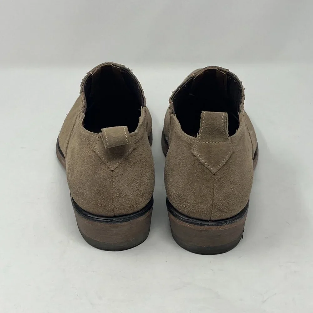 FRYE Billie Shootie booties 8 shoes taupe suede western women